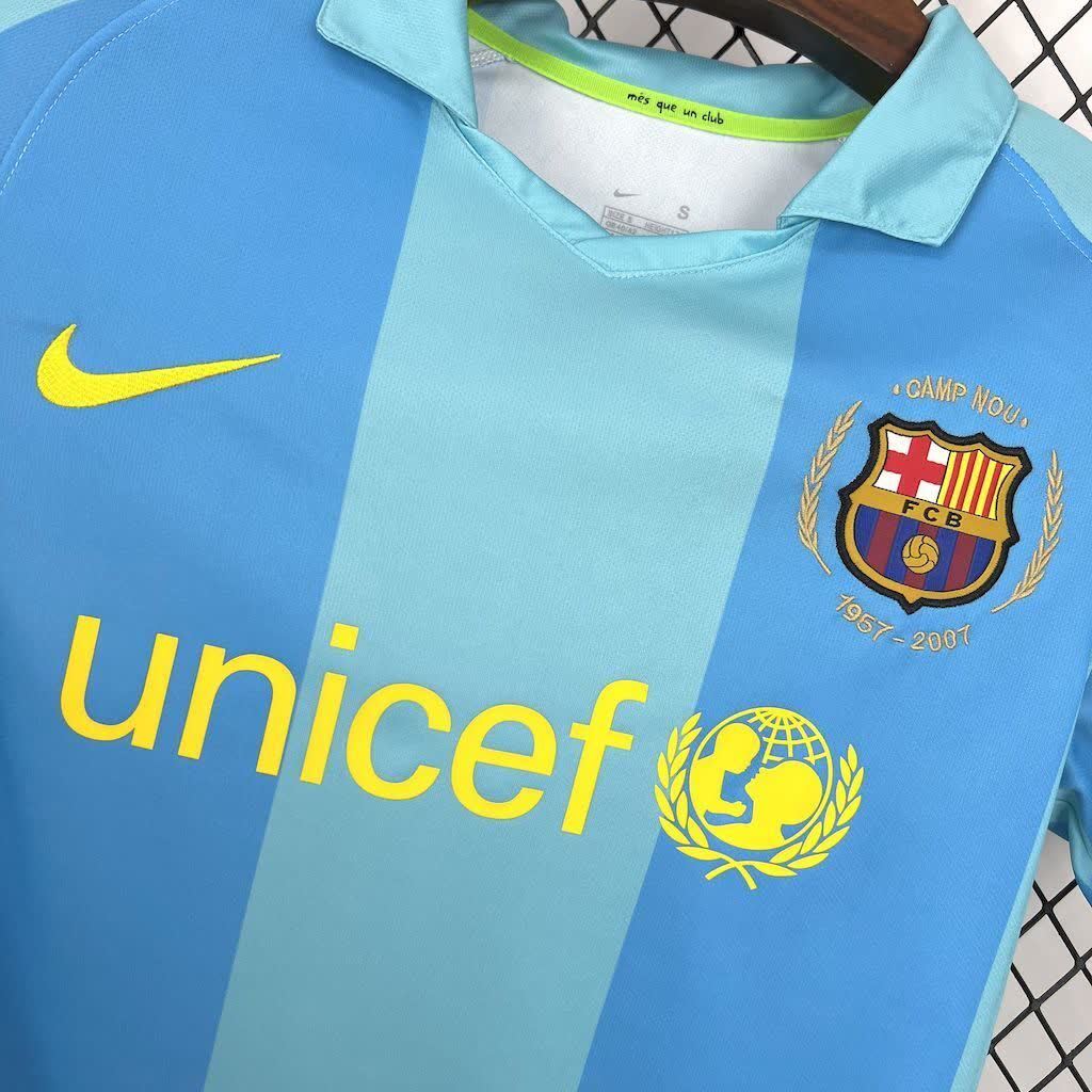 Football Shirt FC Barcelona Away 07-08 extra 4