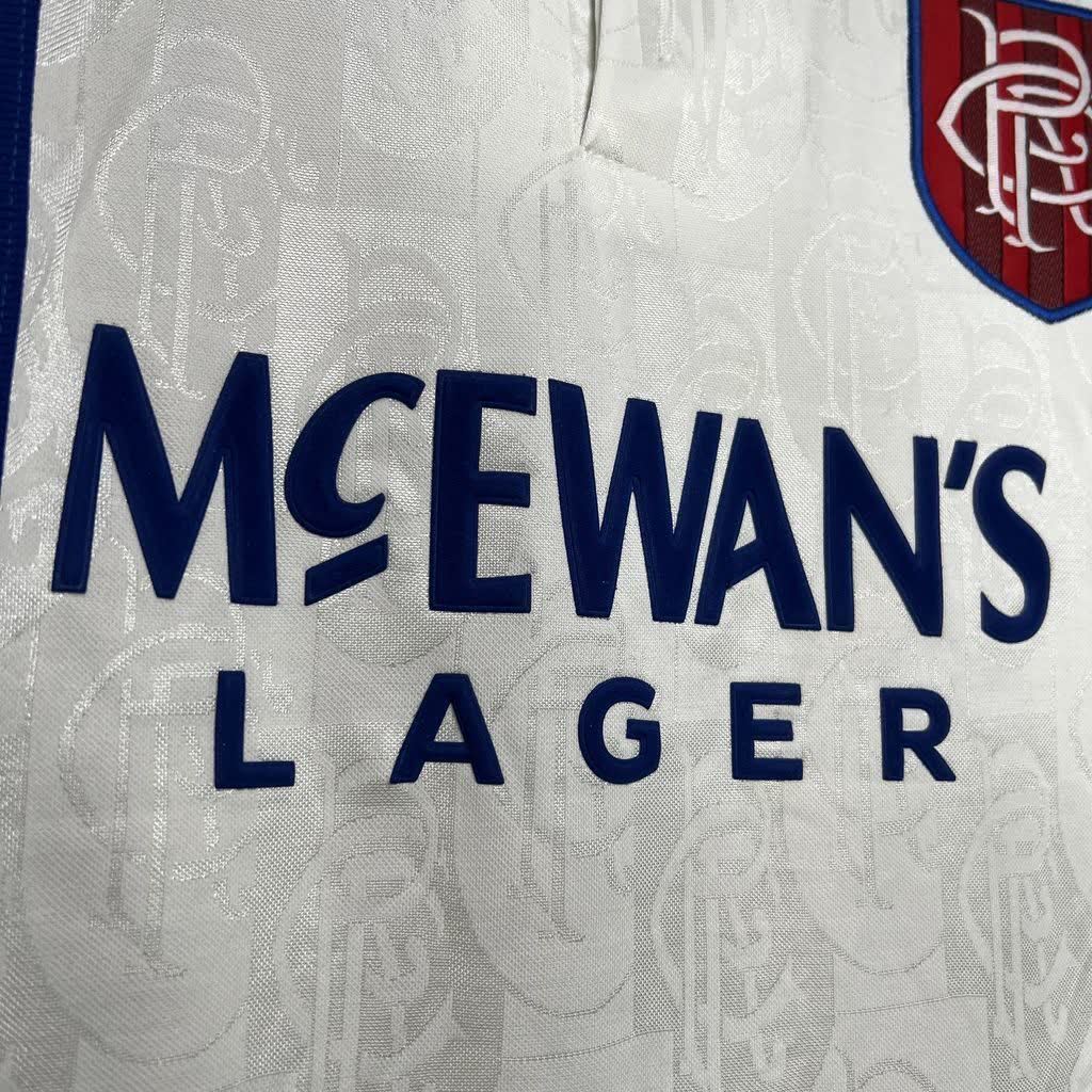Football Shirt Rangers Away 96-97 Retro extra 4