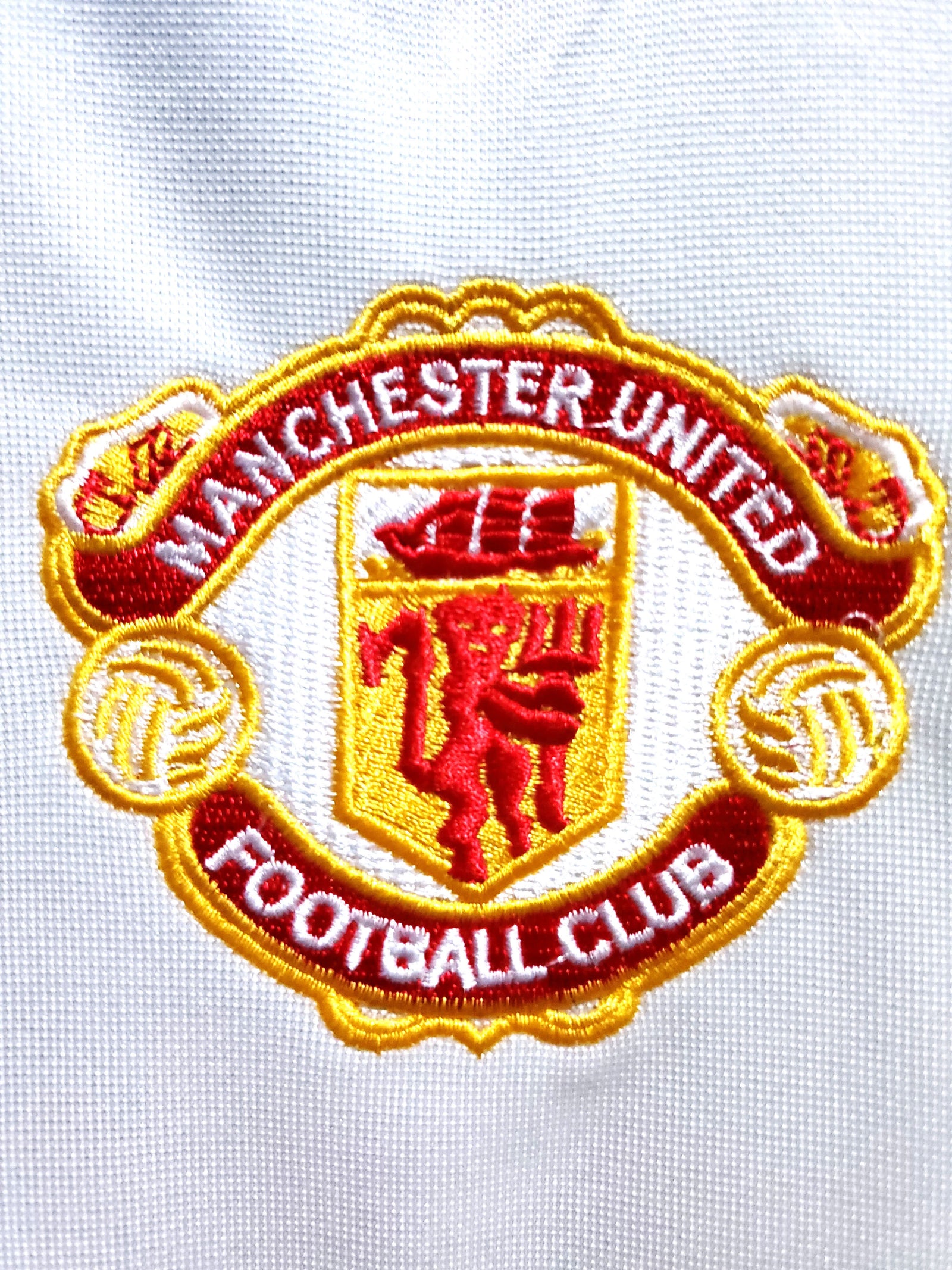 Football Shirt Manchester United Away 85-86 Retro extra 4