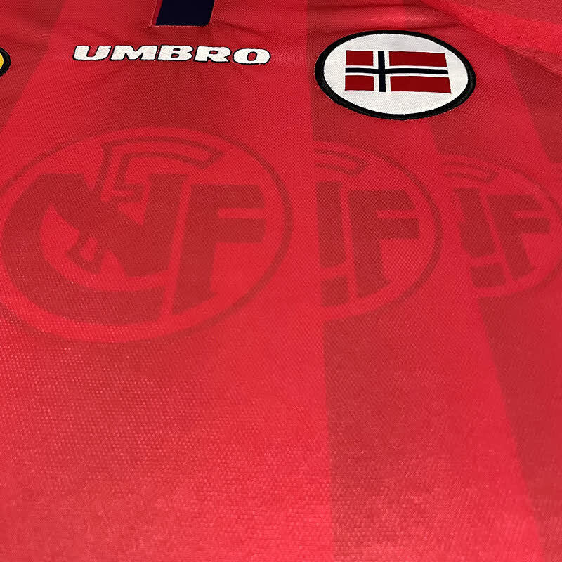 Football Shirt Norway Home 98-99 Retro extra 4