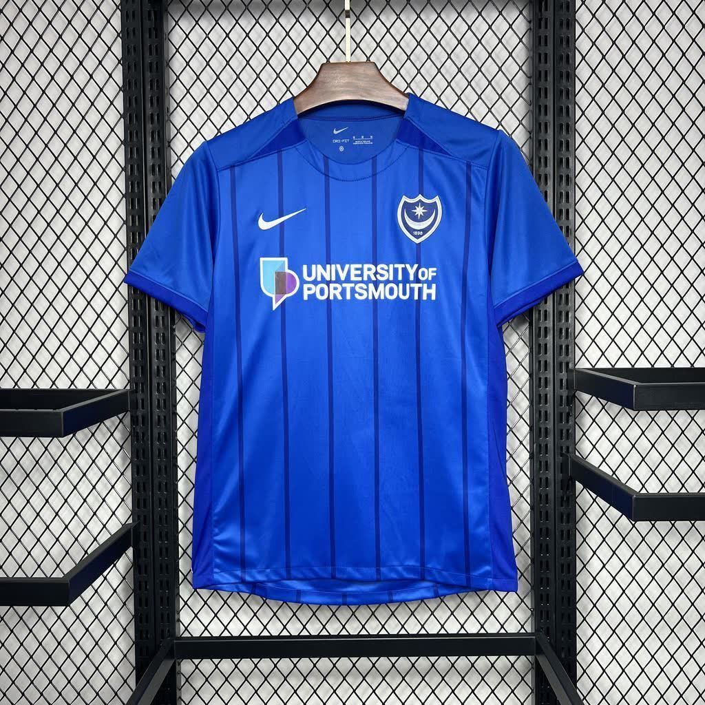 Football Shirt Portsmouth FC Home 25-26 extra 4
