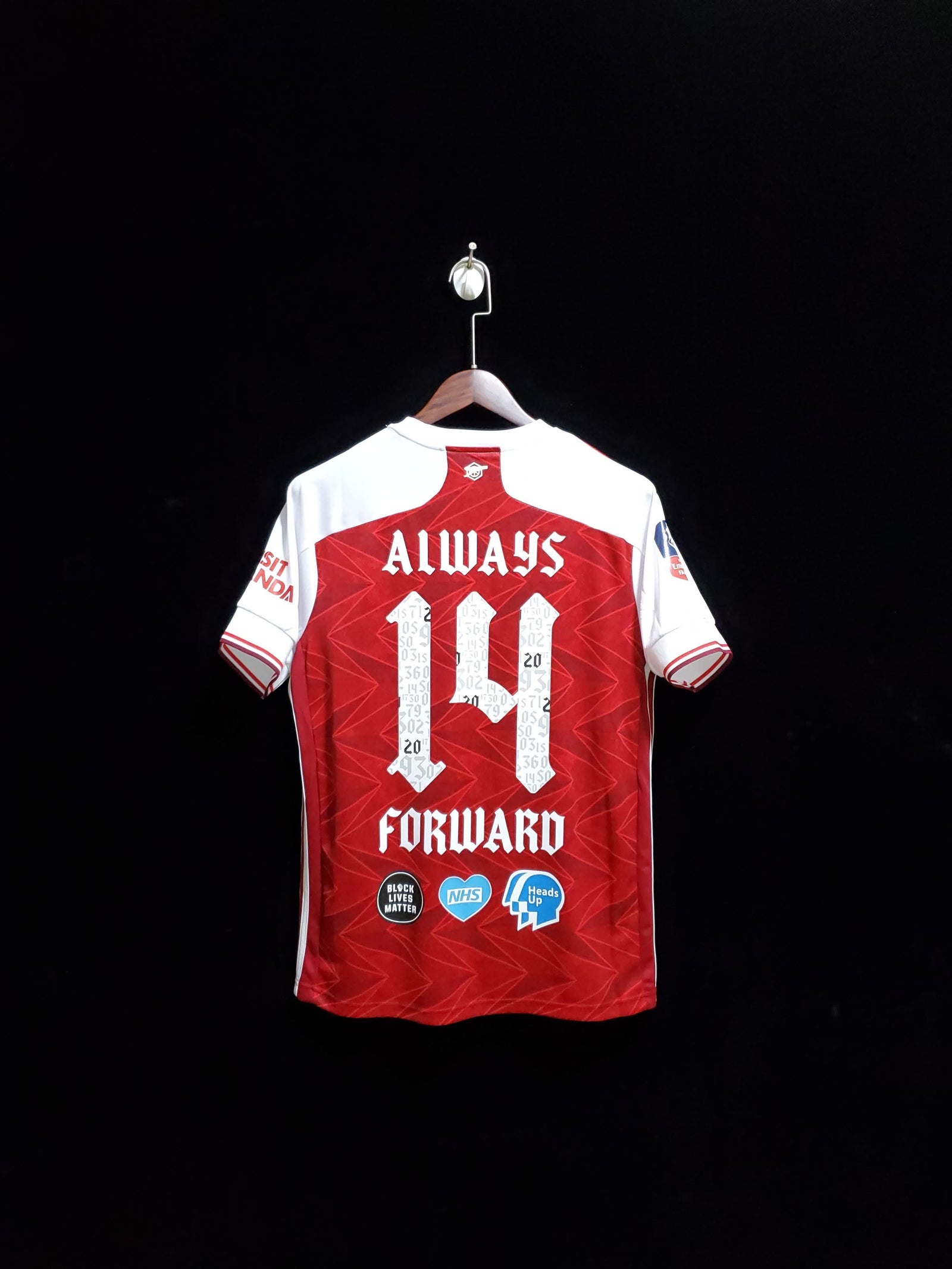 Football Shirt Arsenal FA Cup Champion Edition 20-21 back
