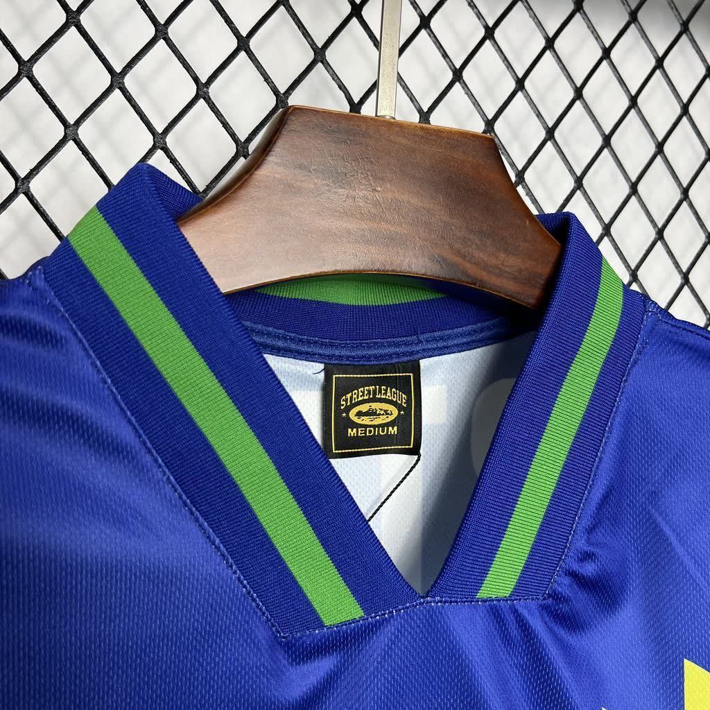 Football Shirt Brazil Away 95-96 Corteiz Retro extra 4
