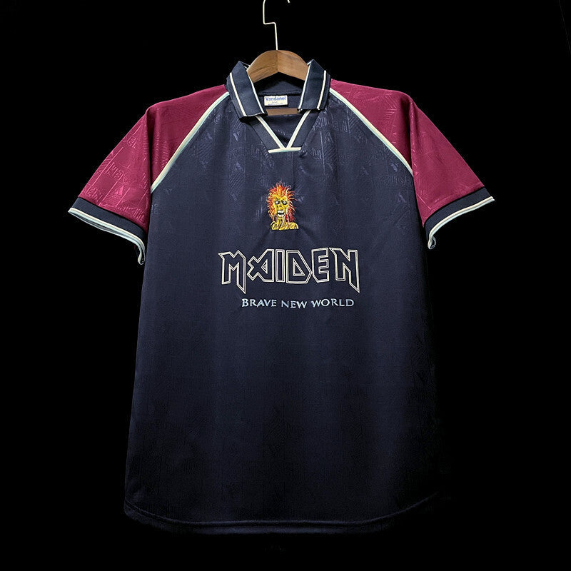 Football Shirt West Ham United Iron Maiden 99-00 Home extra 4