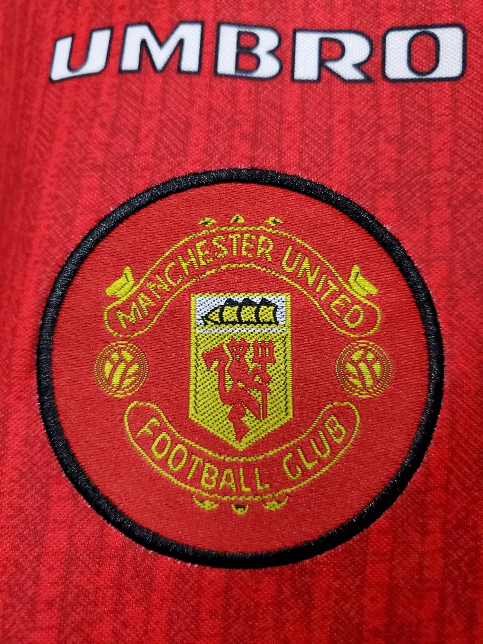 Football Shirt Manchester United Home 96-97 Retro extra 4