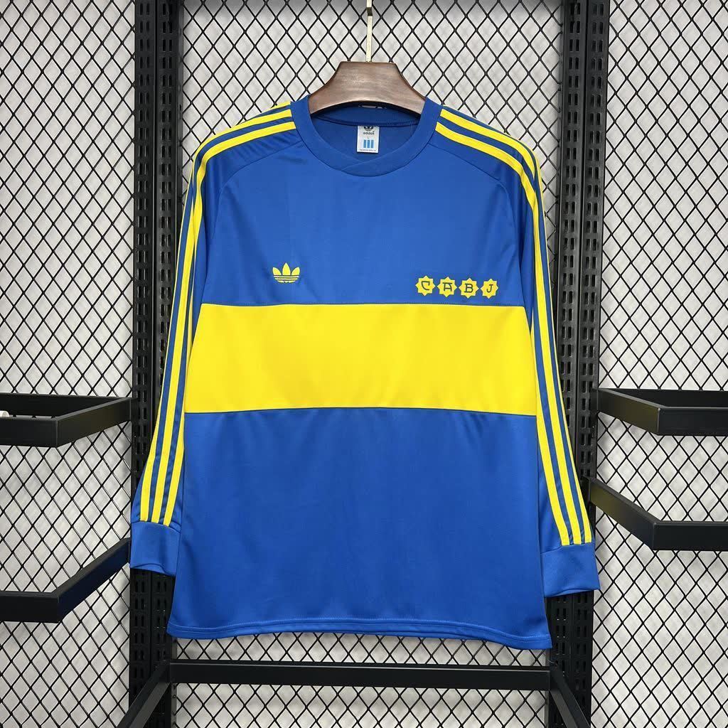 Football Shirt Boca Juniors Home 81-82 Long Sleeves Retro extra 4