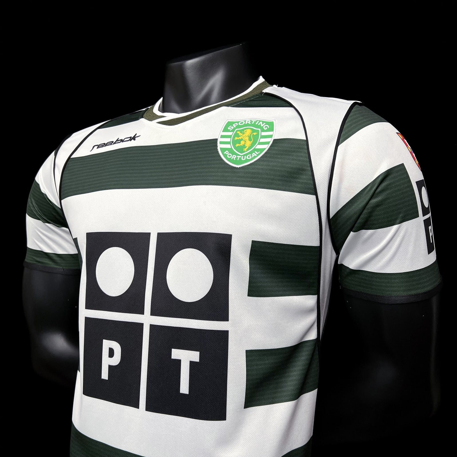 Football Shirt Sporting CP Home 01-03 Retro extra 4