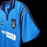 Football Shirt Manchester City Home 02-03 Retro back