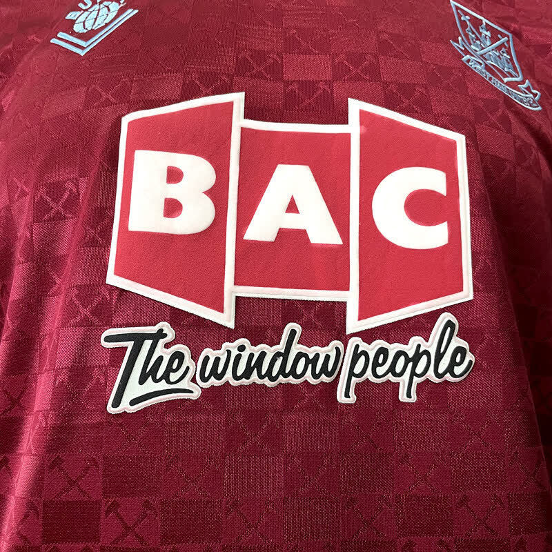 Football Shirt West Ham United Home 89-90 Retro extra 3