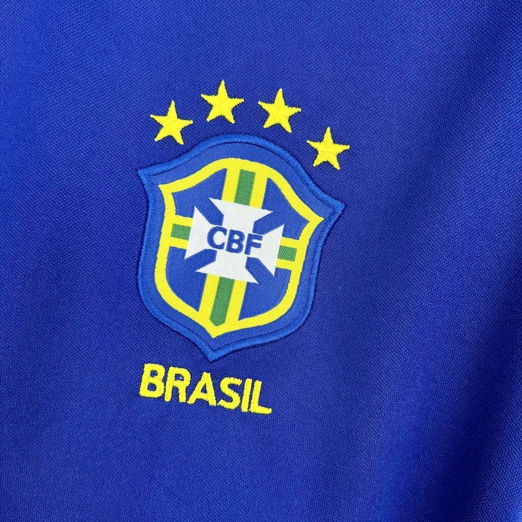 Football Shirt Brazil Away 98-99 Retro extra 4