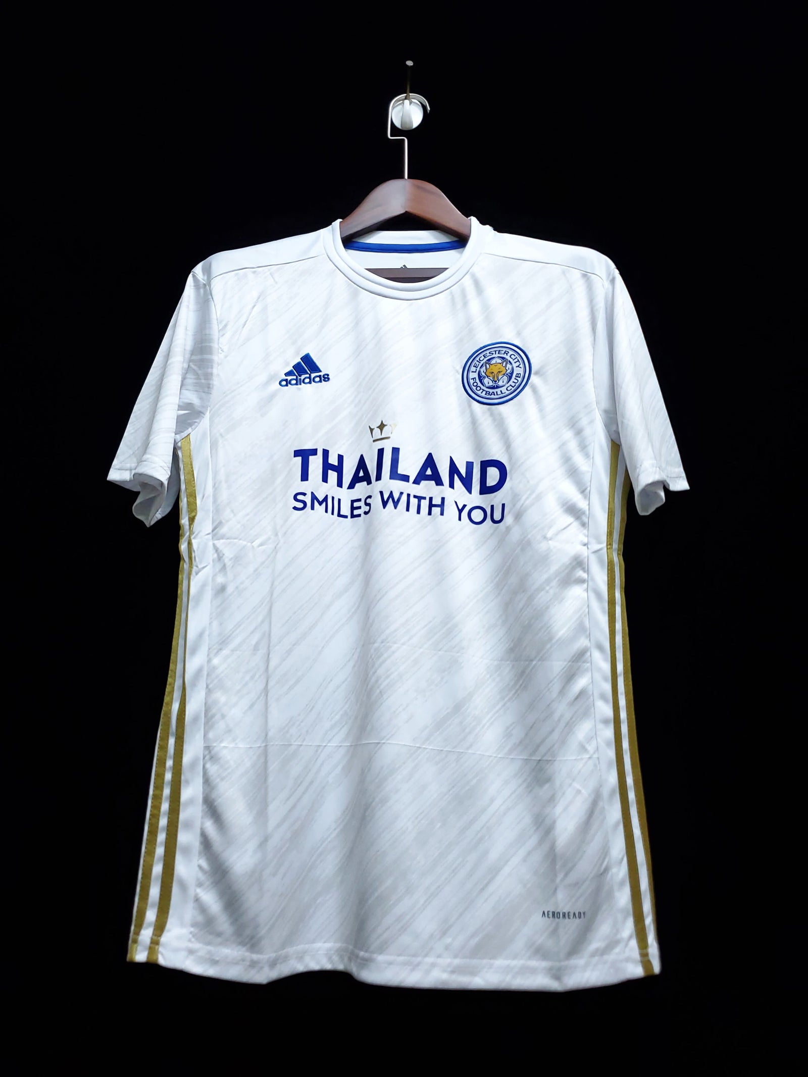 Football Shirt Leicester City Away 20-21 extra 4