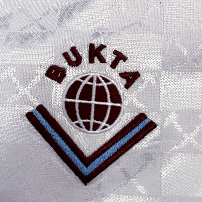 Football Shirt West Ham Away 89-90 extra 4