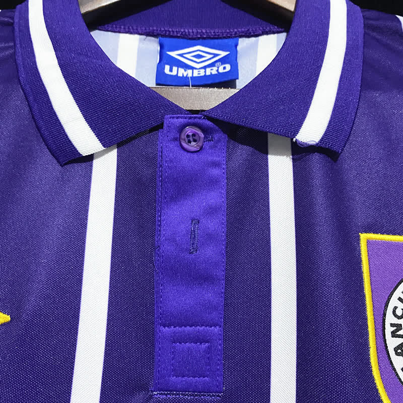 Football Shirt Manchester City Away 93-94 Retro extra 4