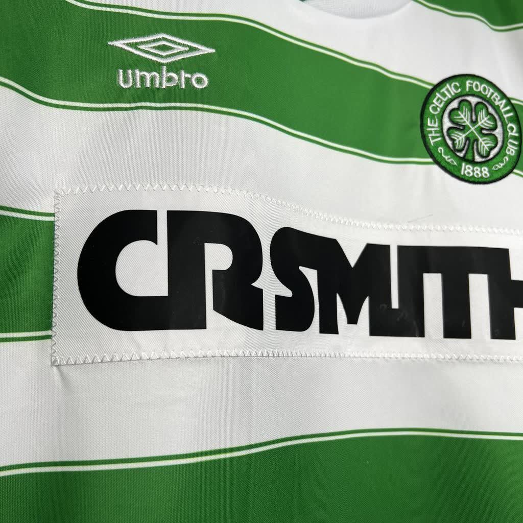 Football Shirt Celtic Home 85-87 Retro extra 4