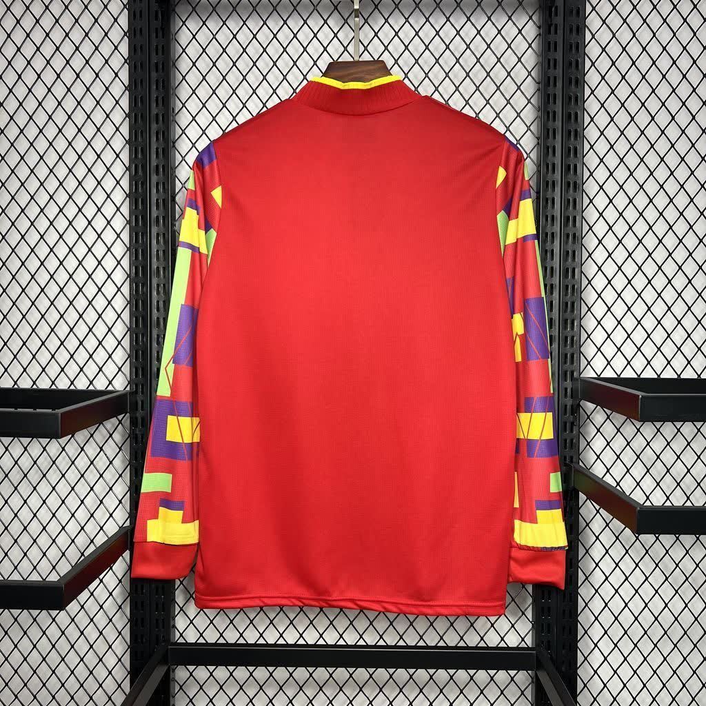 Football Shirt England Goalkeeper Retro 95-96 Long Sleeve back