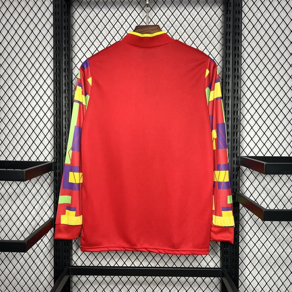 Football Shirt England Goalkeeper Retro 95-96 Long Sleeve back