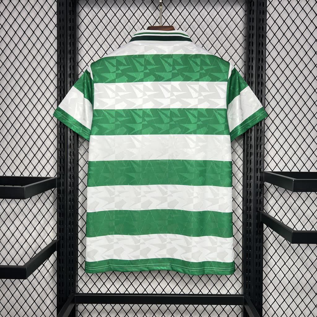 Football Shirt Celtic Home 89-91 Retro back