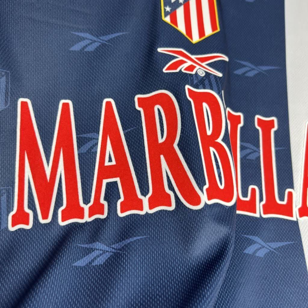 Football Shirt Atletico Madrid Away 98-99 Retro extra 4