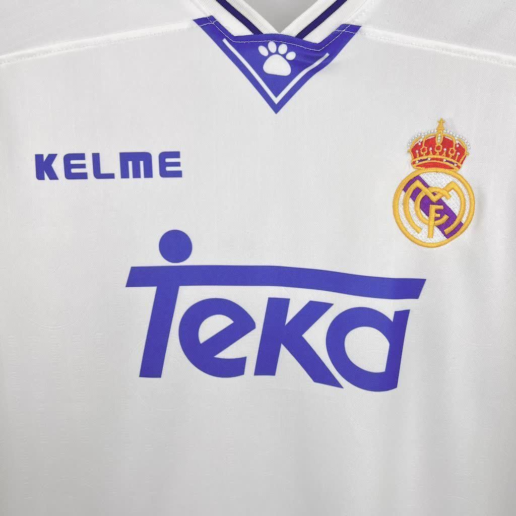 Football Shirt Real Madrid Home 96-97 Retro extra 4