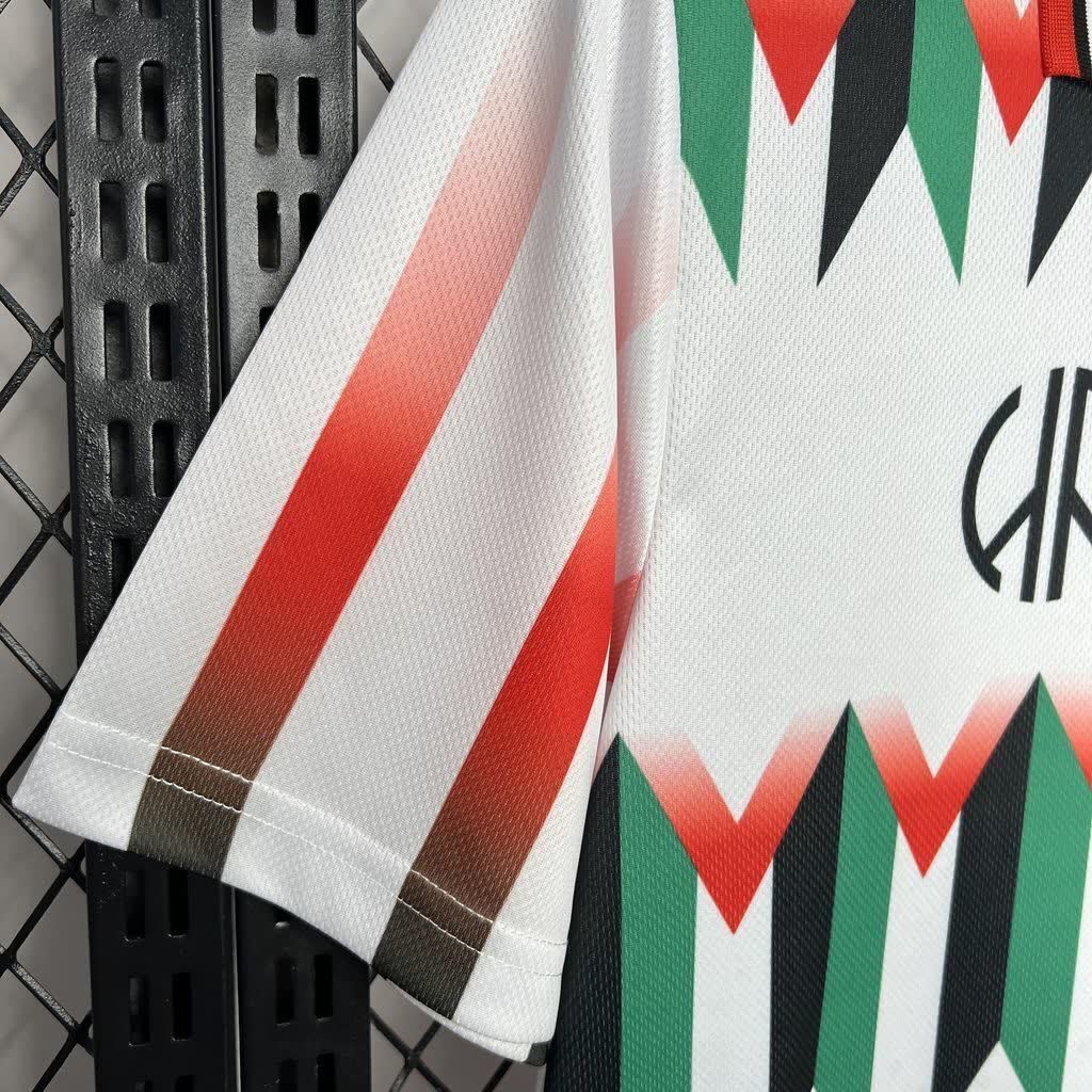 Football Shirt CD Palestino Hypepeace 25-26 White Retro extra 4