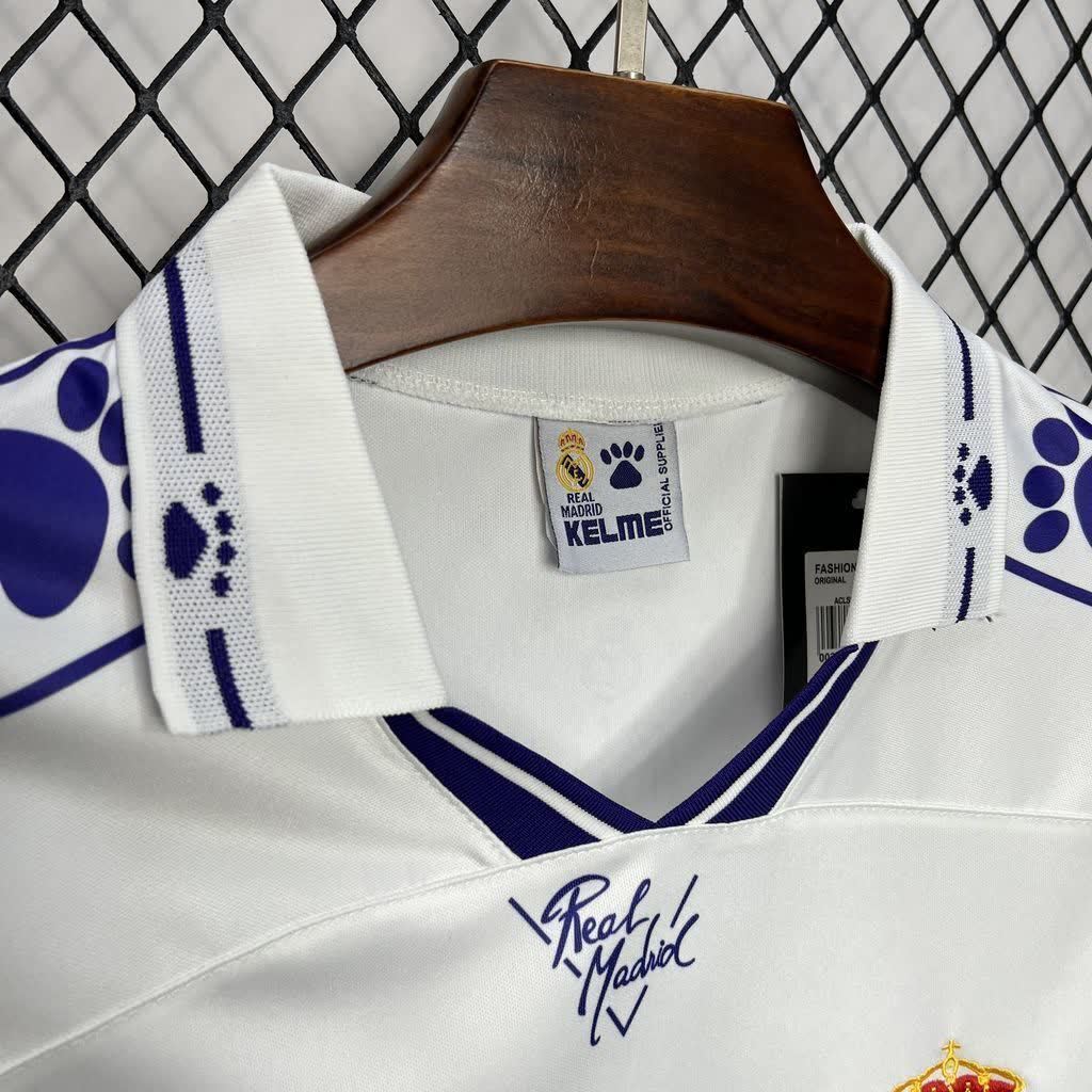 Football Shirt Real Madrid Home 94-96 Retro extra 4