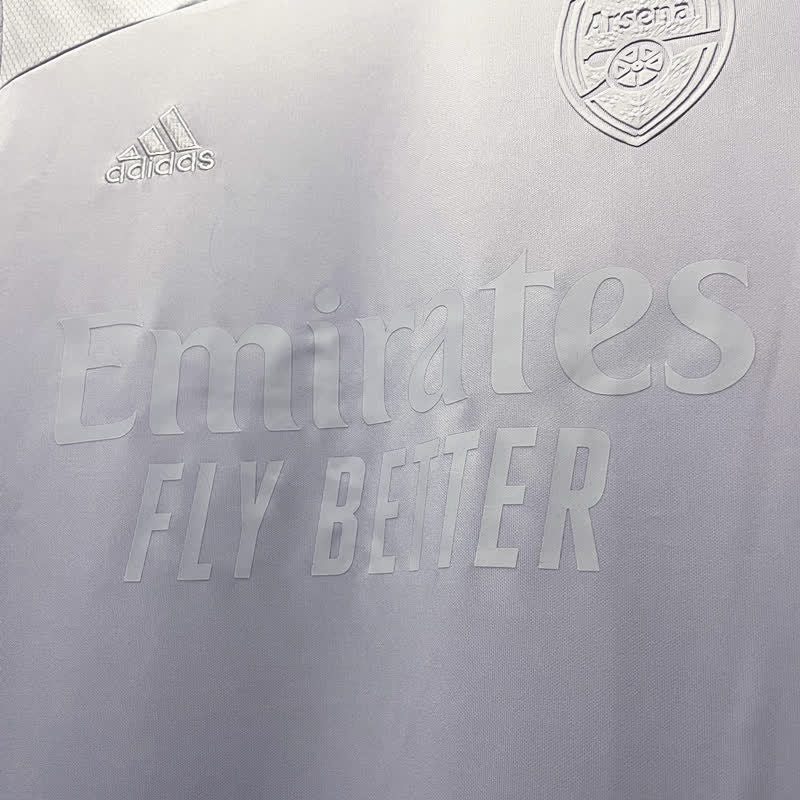 Football Shirt Arsenal All White 21-22 extra 4