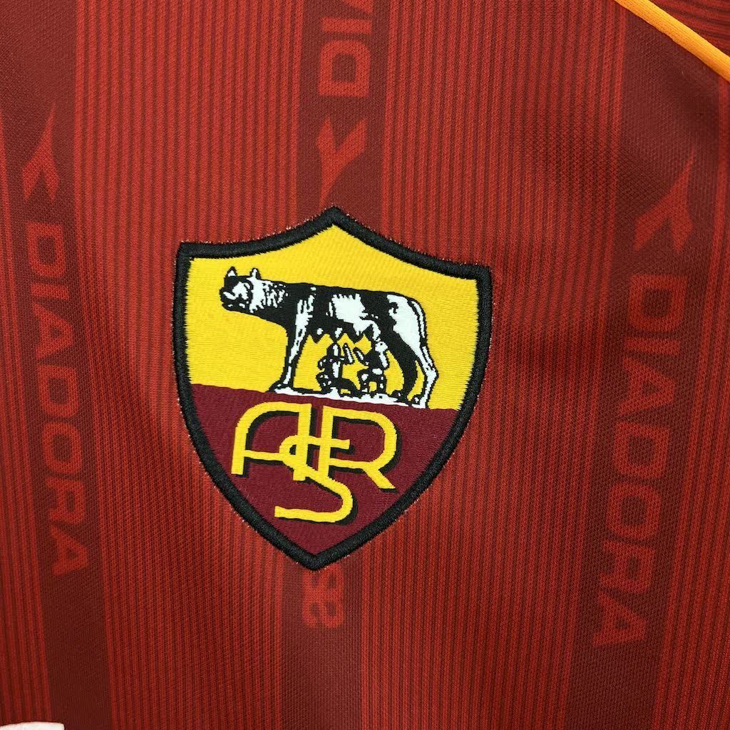 Football Shirt AS Roma Home 99-00 Retro extra 5