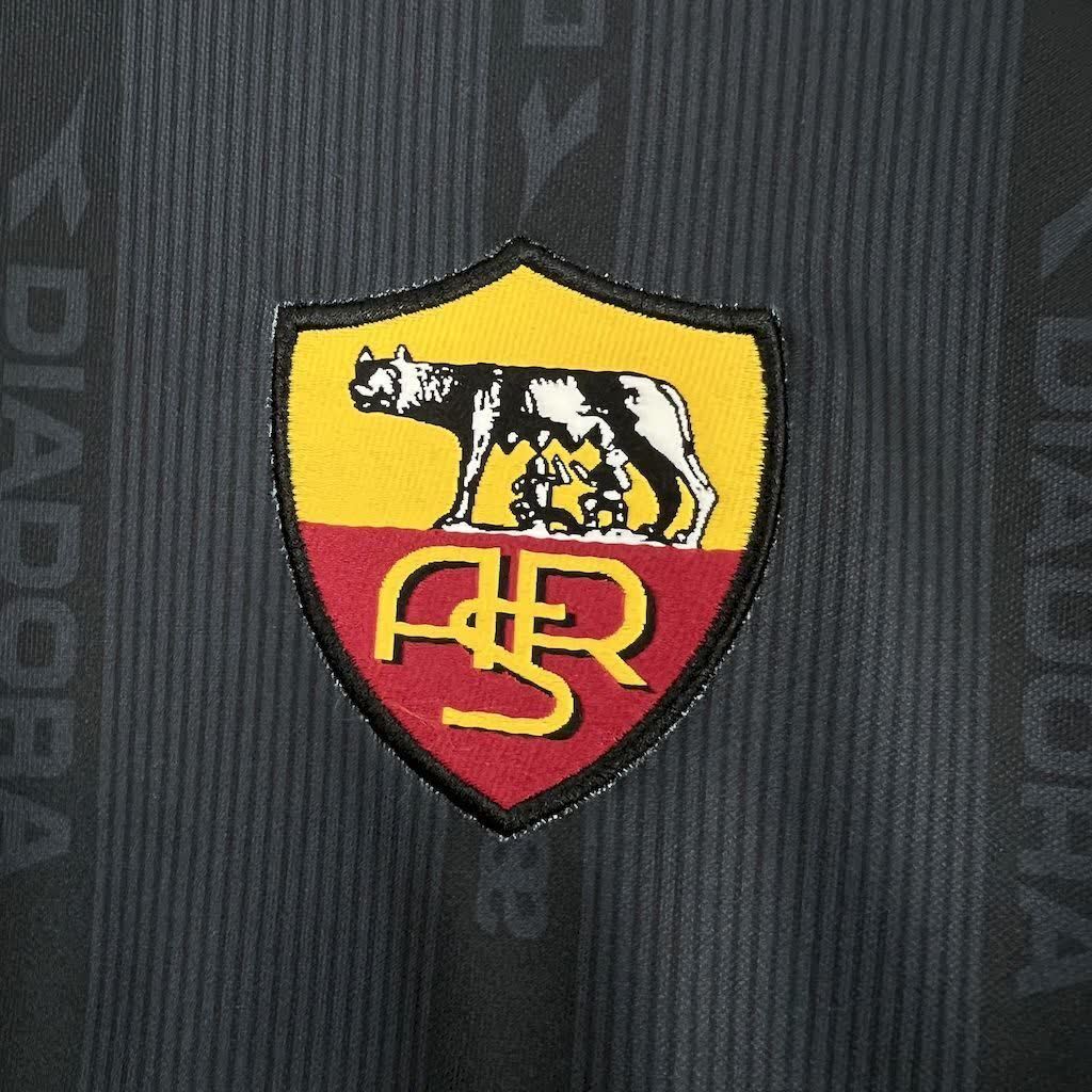Football Shirt AS Roma Away 99-00 Retro extra 5