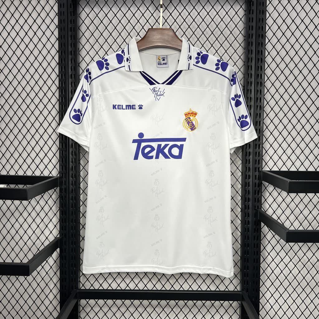 Football Shirt Real Madrid Home 94-96 Retro extra 5