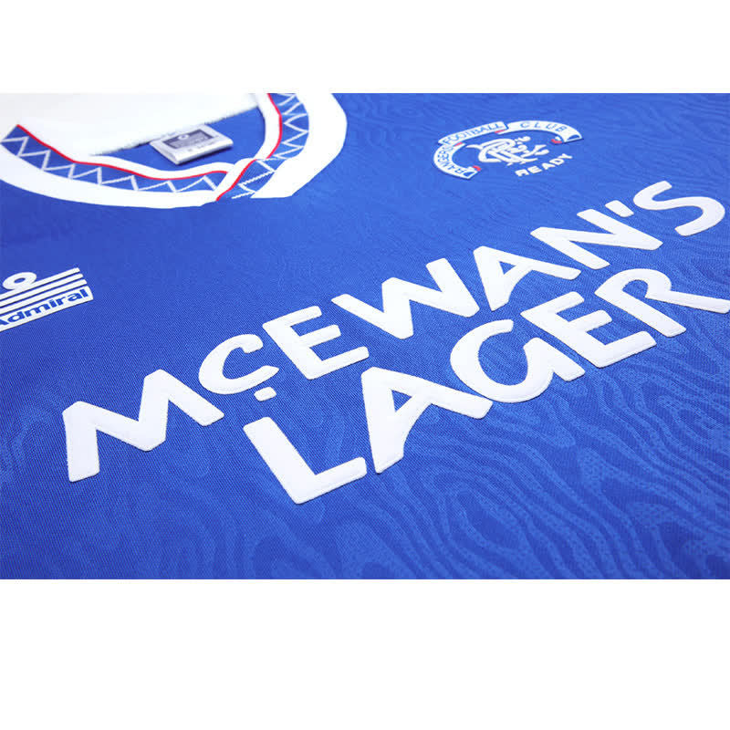 Football Shirt Rangers FC Home 90-92 Retro extra 5
