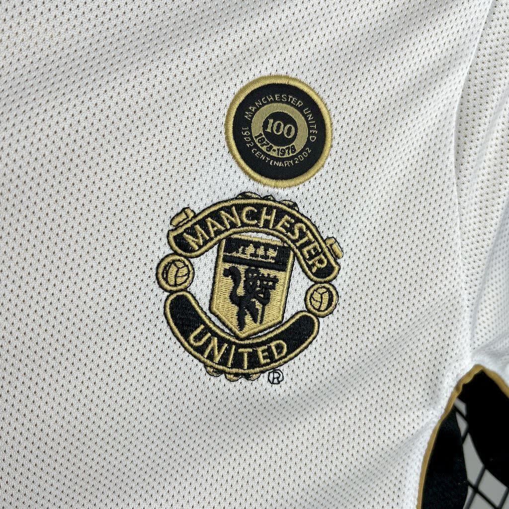 Football Shirt Manchester United Reversible Centenary 01-02 Away Third Retro extra 5