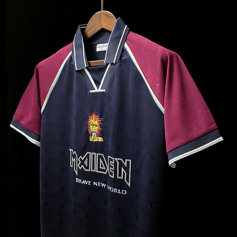 Football Shirt West Ham United Iron Maiden 99-00 Home extra 5