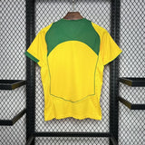 Football Shirt Brazil Home 04-05 Retro back