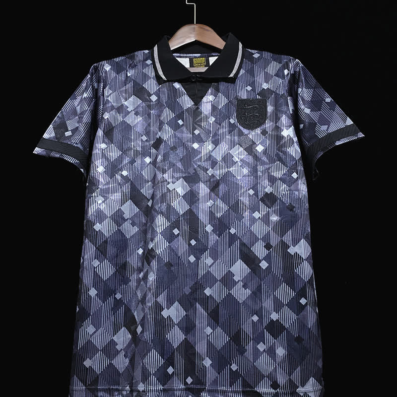 Football Shirt England Black Retro 90-91 extra 5