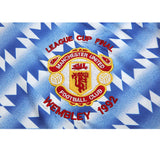 Football Shirt Manchester United Away League Cup Final 90-92 Retro extra 5