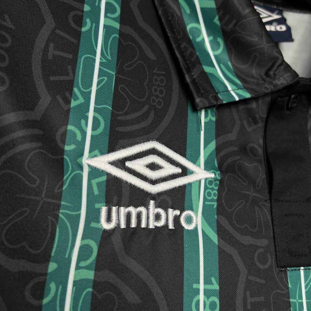 Football Shirt Celtic FC Away 92-93 Retro extra 5