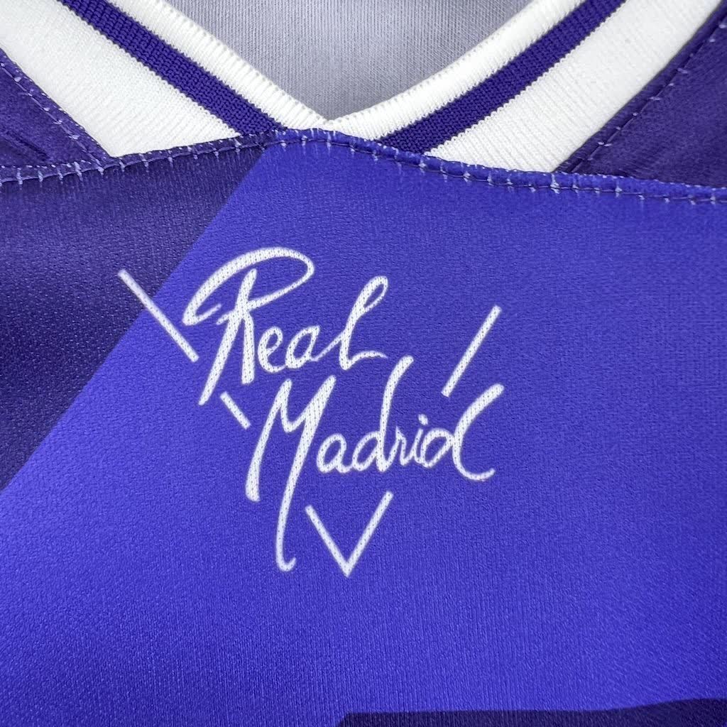 Football Shirt Real Madrid Away 94-96 Retro extra 5