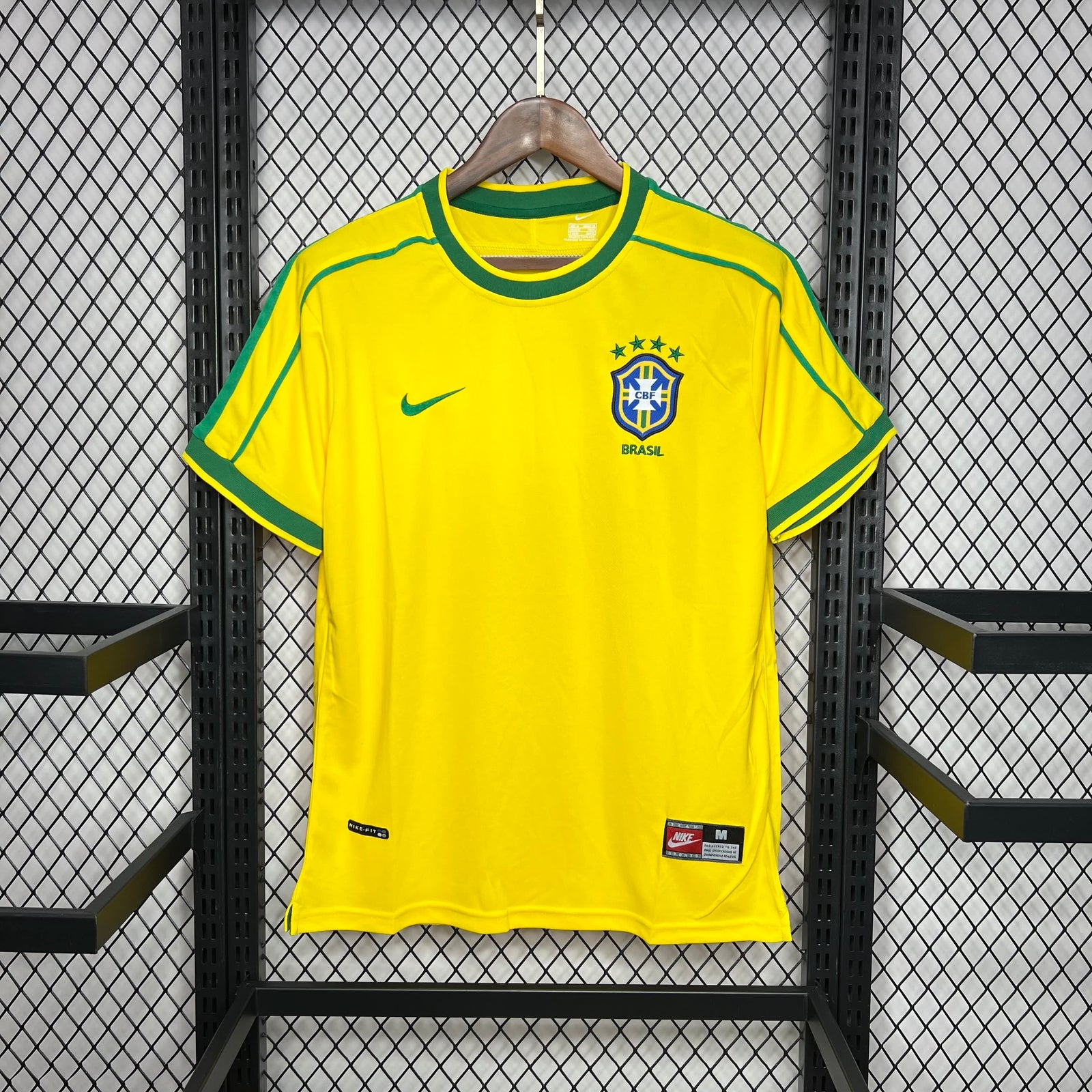 Football Shirt Brazil Home 1998 Retro extra 5