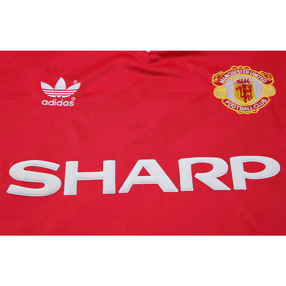 Football Shirt Manchester United Home 86-88 Retro extra 5