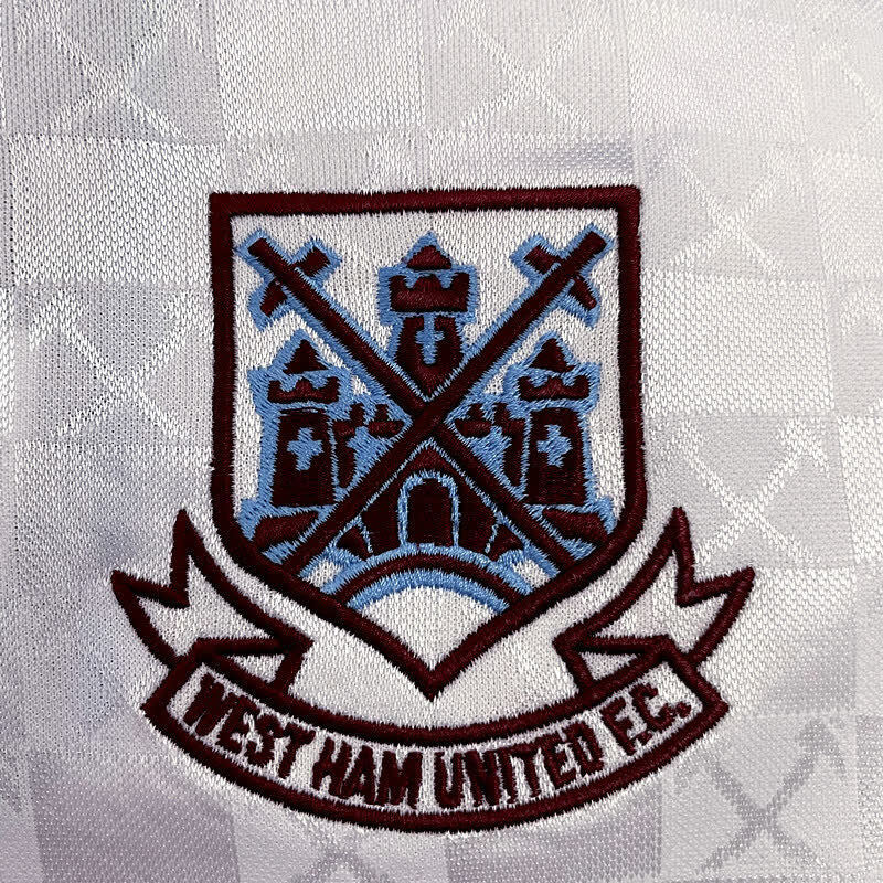 Football Shirt West Ham Away 89-90 extra 5