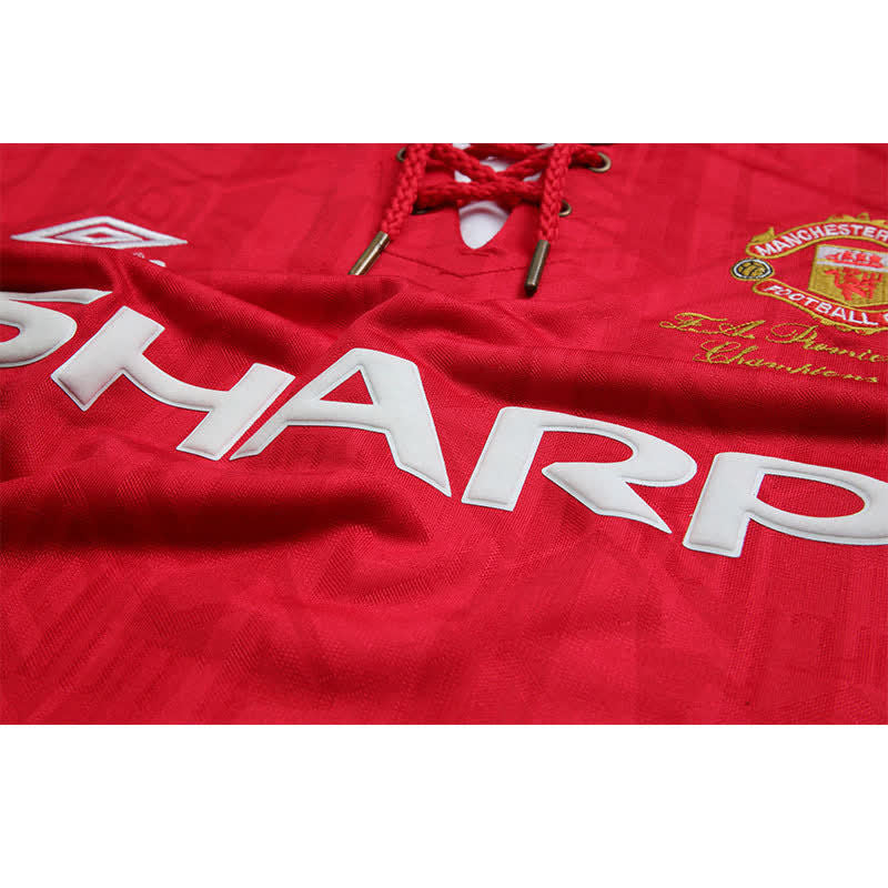 Football Shirt Manchester United Home 92-93 Retro extra 5