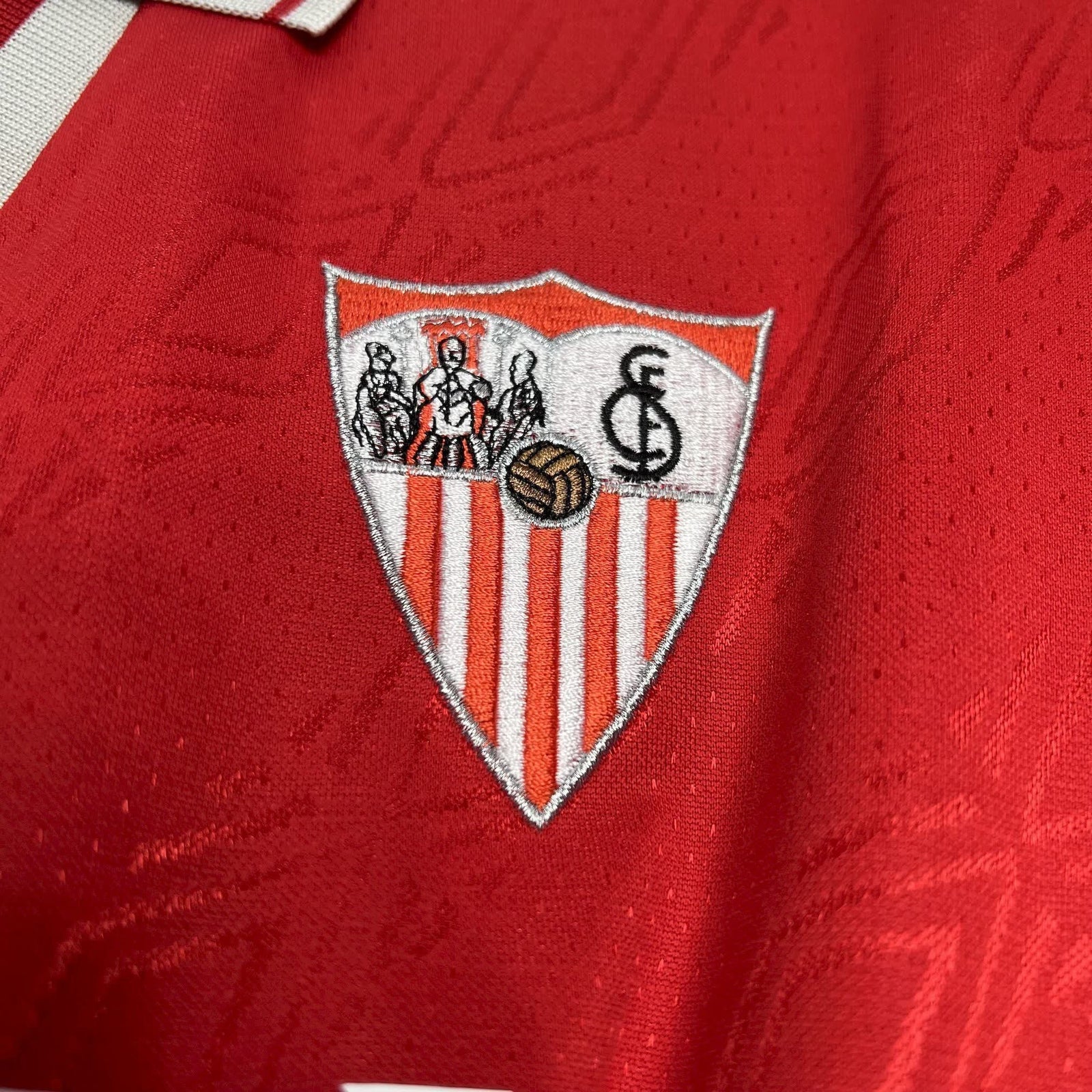 Football Shirt Sevilla FC Away 94-96 extra 5