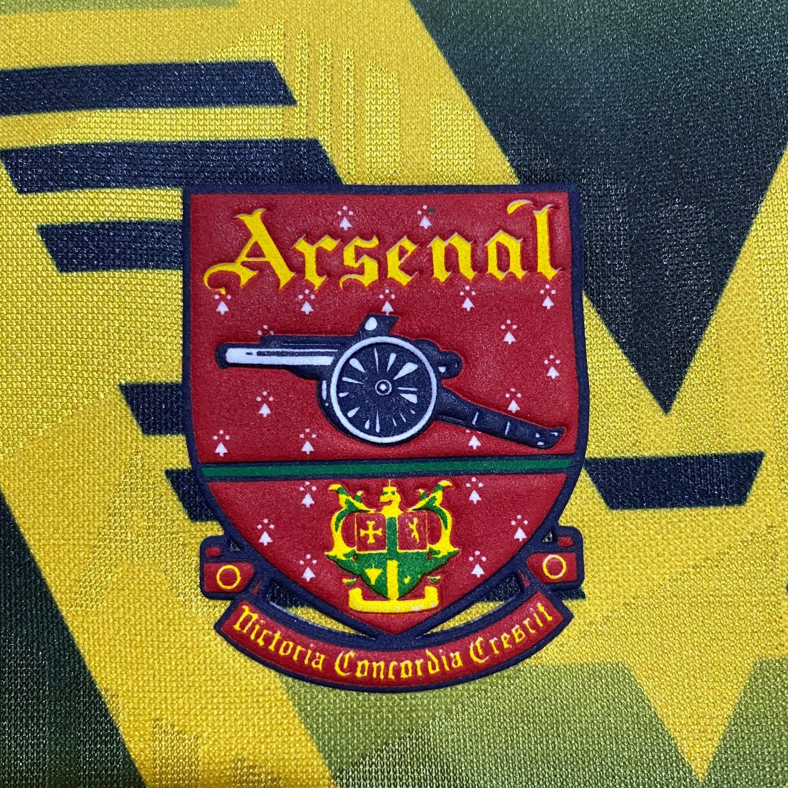 Football Shirt Arsenal Away 91-93 Retro extra 5