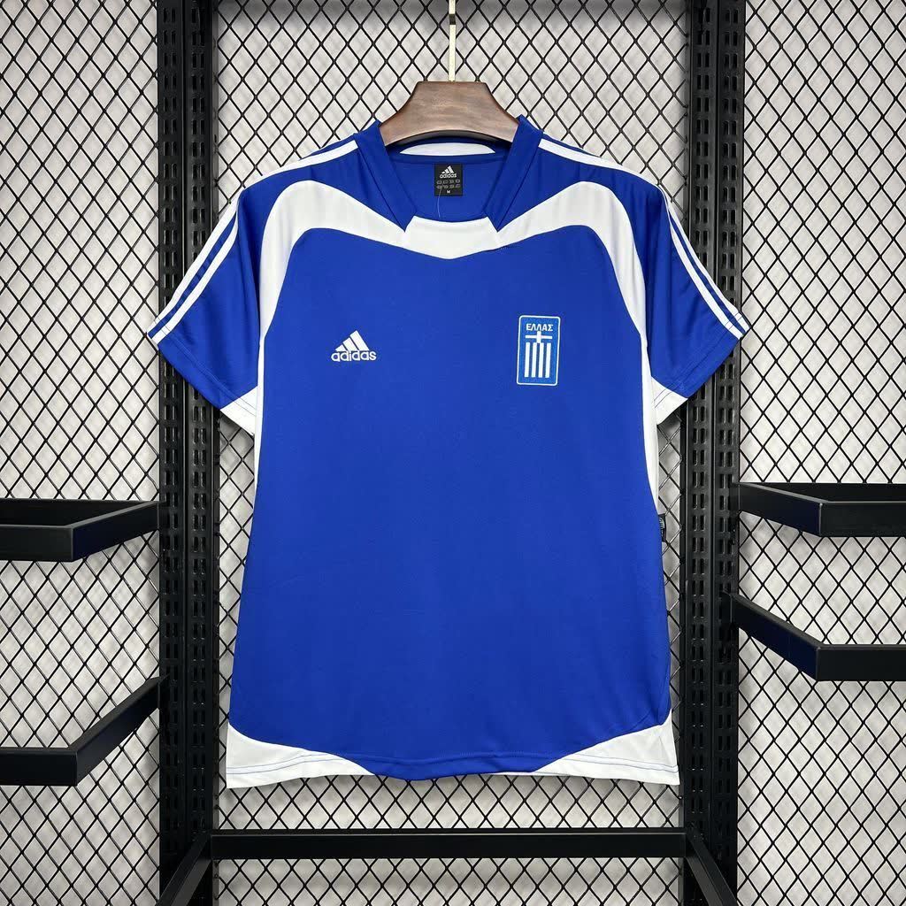 Football Shirt Greece Home 04 Retro extra 5