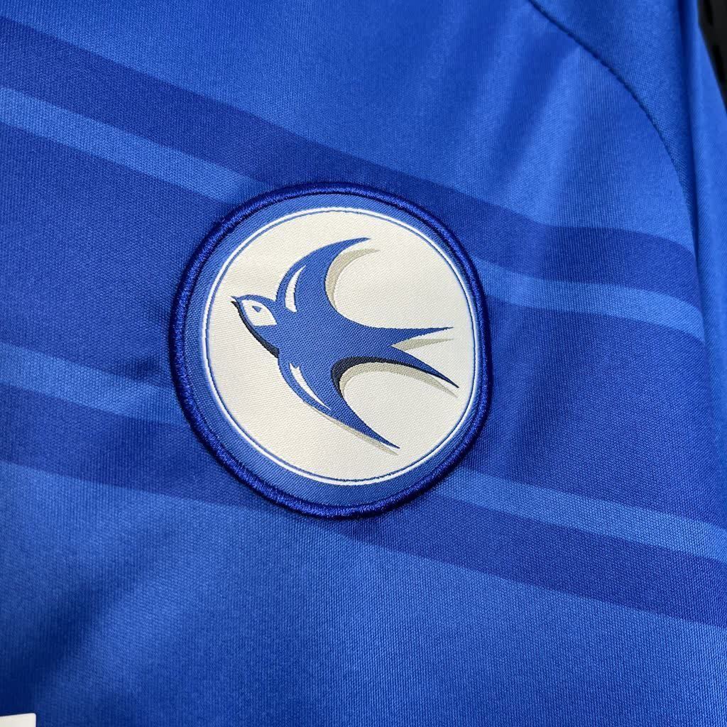 Football Shirt Cardiff City Home 24-25 extra 5
