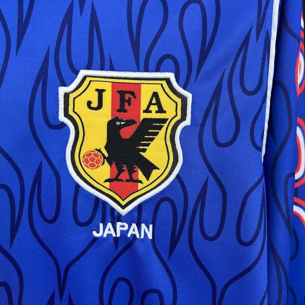 Football Shirt Japan Home 98-99 Long Sleeve extra 5