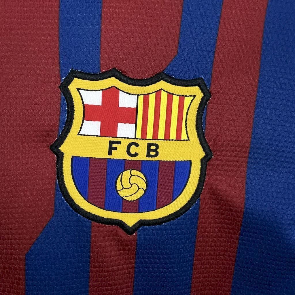 Football Shirt FC Barcelona Home 11-12 Long Sleeves Retro extra 5