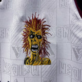 Football Shirt West Ham Iron Maiden Away 99-00 Retro extra 5