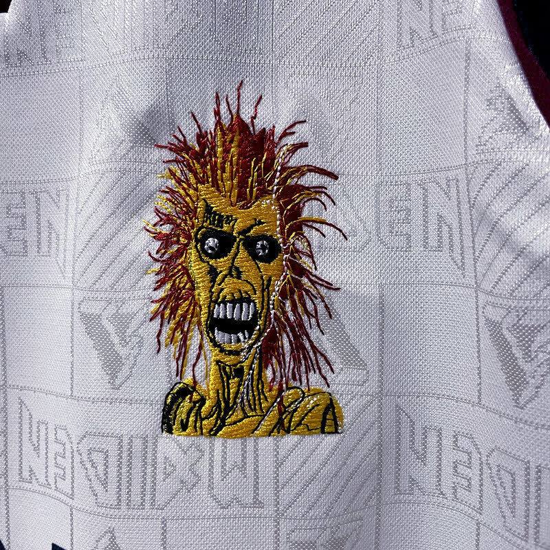 Football Shirt West Ham Iron Maiden Away 99-00 Retro extra 5