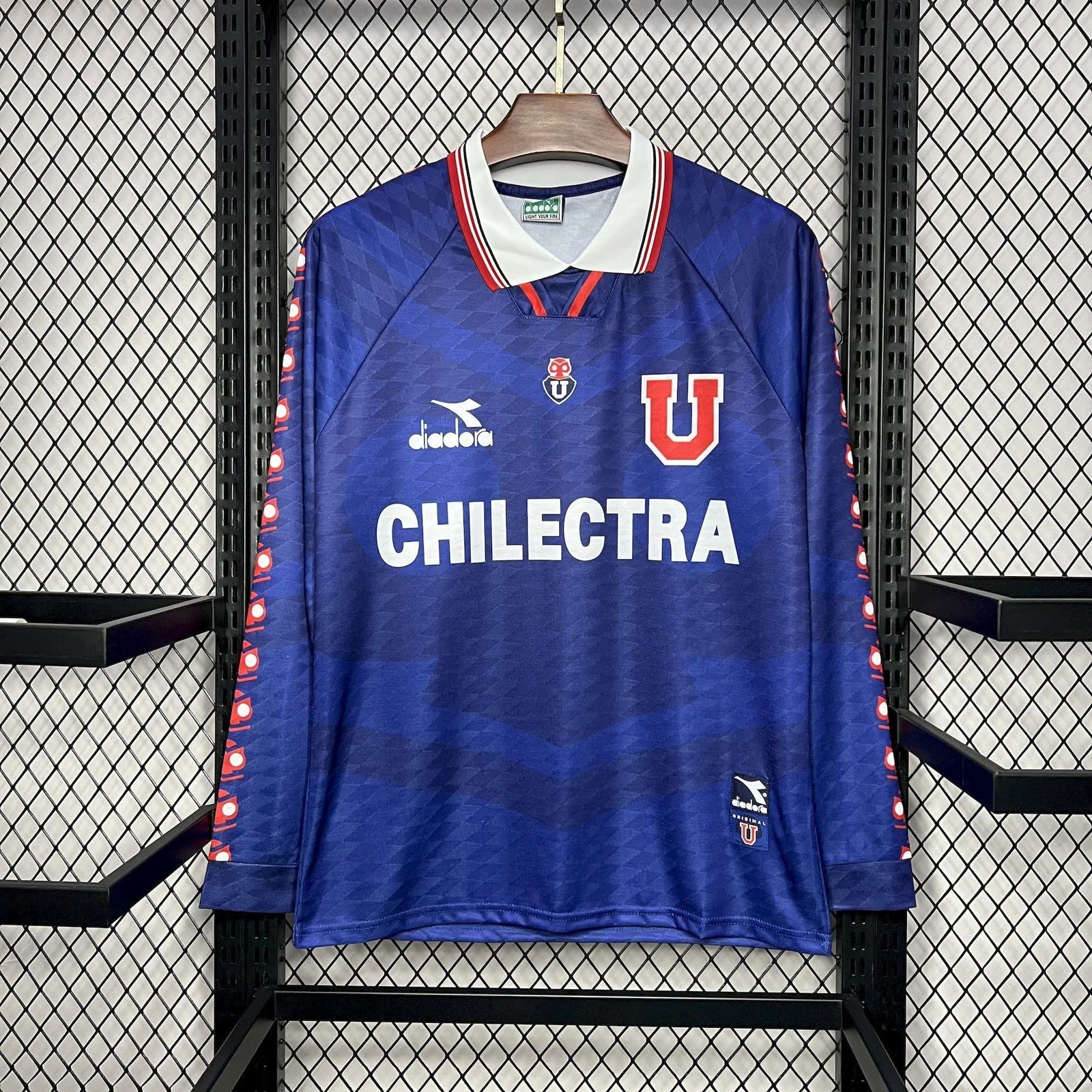 Football Shirt Universidad De Chile Home 96-97 Retro Long Sleeve extra 4